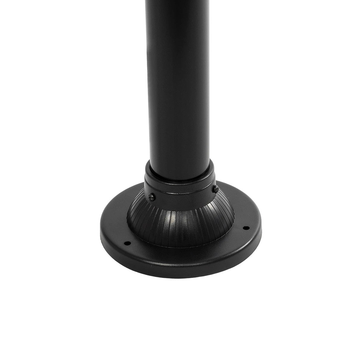 AGROS 61596 Φωτιστικό Κολωνάκι Κήπου με Ντουί 1 x E27 AC 220-240V Αδιάβροχο IP65 - Λευκό & Μάυρο - Μ20 x Π20 x Υ100cm