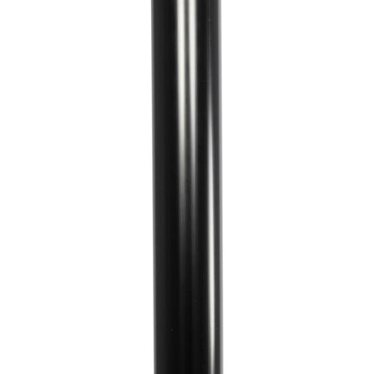 AGROS 61597 Φωτιστικό Κολωνάκι Κήπου με Ντουί 1 x E27 AC 220-240V Αδιάβροχο IP65 - Λευκό & Μάυρο - Μ30 x Π30 x Υ240cm