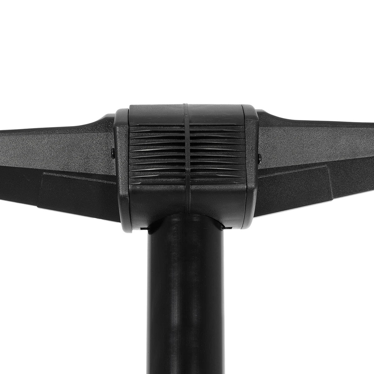 AGROS 61598 Φωτιστικό Κολωνάκι Κήπου με Ντουί 2 x E27 AC 220-240V Αδιάβροχο IP65 - Λευκό & Μάυρο - Μ75 x Π30 x Υ240cm