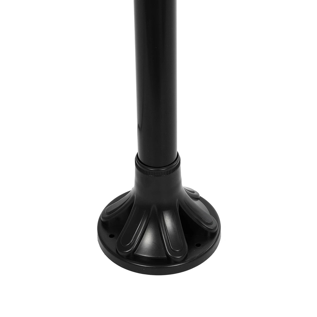 AGROS 61598 Φωτιστικό Κολωνάκι Κήπου με Ντουί 2 x E27 AC 220-240V Αδιάβροχο IP65 - Λευκό & Μάυρο - Μ75 x Π30 x Υ240cm