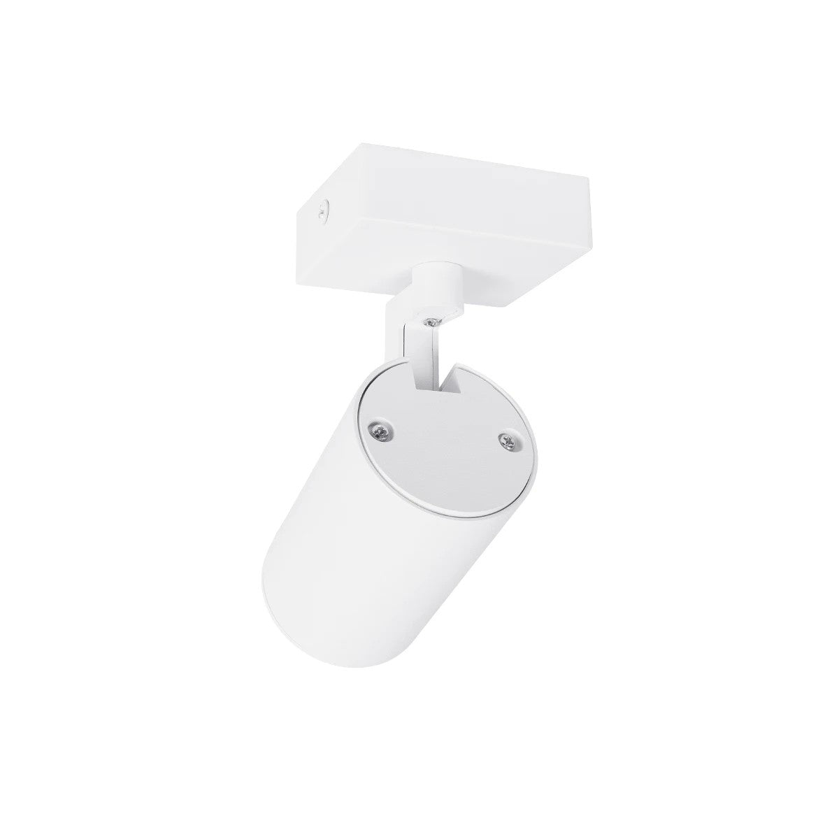 SPOTA KLV-101-0135 Κινούμενο Φωτιστικό Σποτ Οροφής για Λάμπα MR16 με Ντουί GU10 AC 220-240V IP20 - Λευκό Ματ - Μ7 x Π6 x Υ14