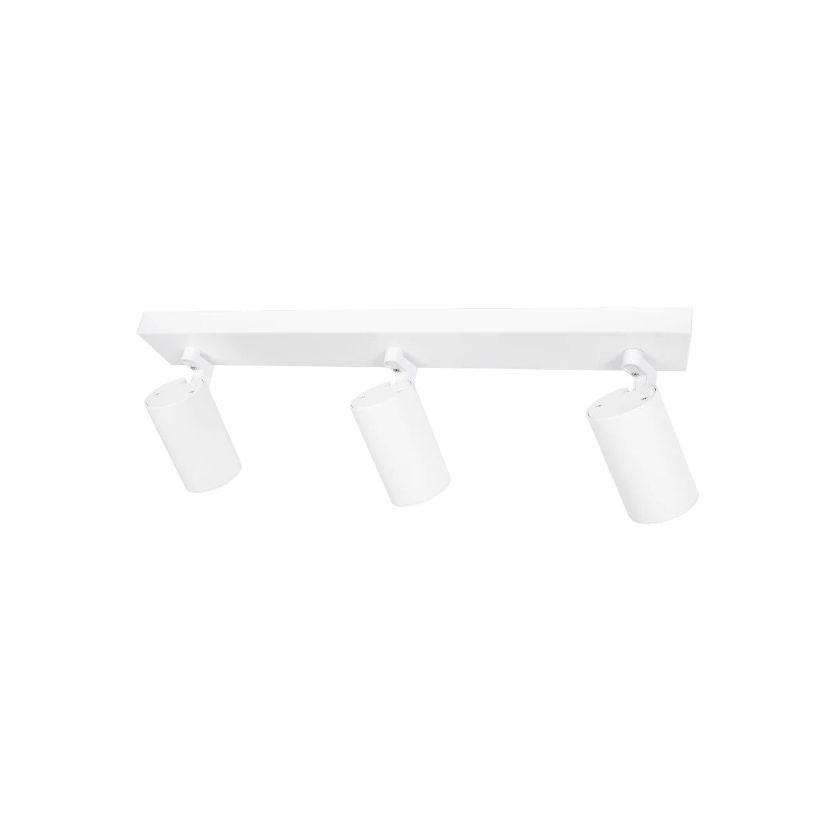 SPOTA KLV-101-0139 Κινούμενο Φωτιστικό Σποτ Οροφής για 3 Λάμπες MR16 με Ντουί GU10 AC 220-240V IP20 - Λευκό Ματ - Μ48 x Π6.2 x Υ14