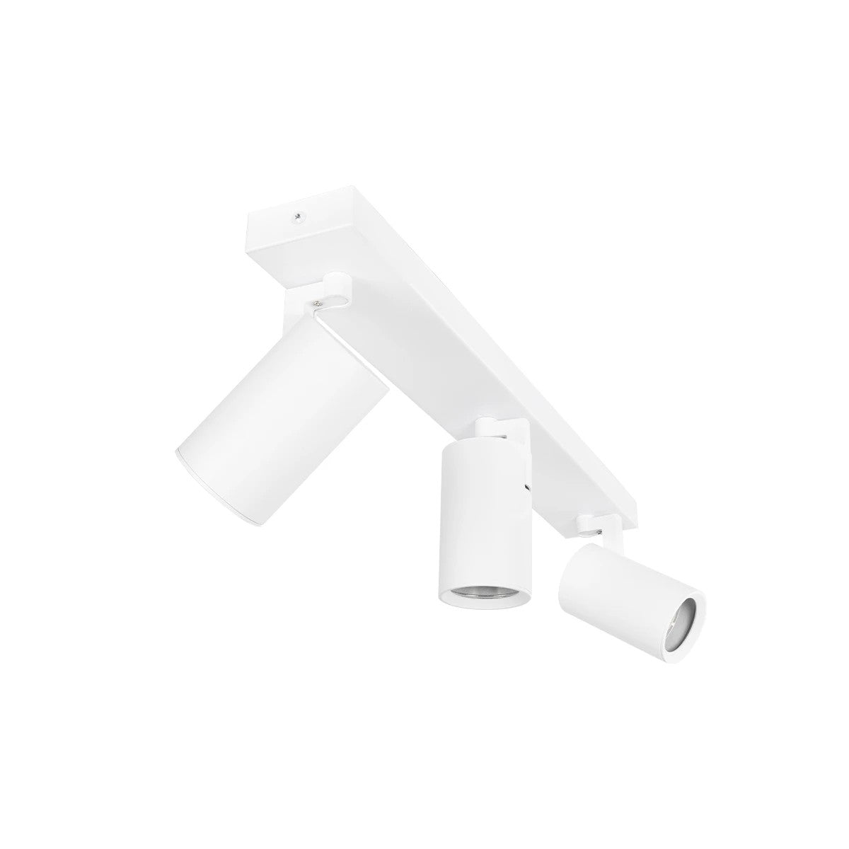 SPOTA KLV-101-0139 Κινούμενο Φωτιστικό Σποτ Οροφής για 3 Λάμπες MR16 με Ντουί GU10 AC 220-240V IP20 - Λευκό Ματ - Μ48 x Π6.2 x Υ14