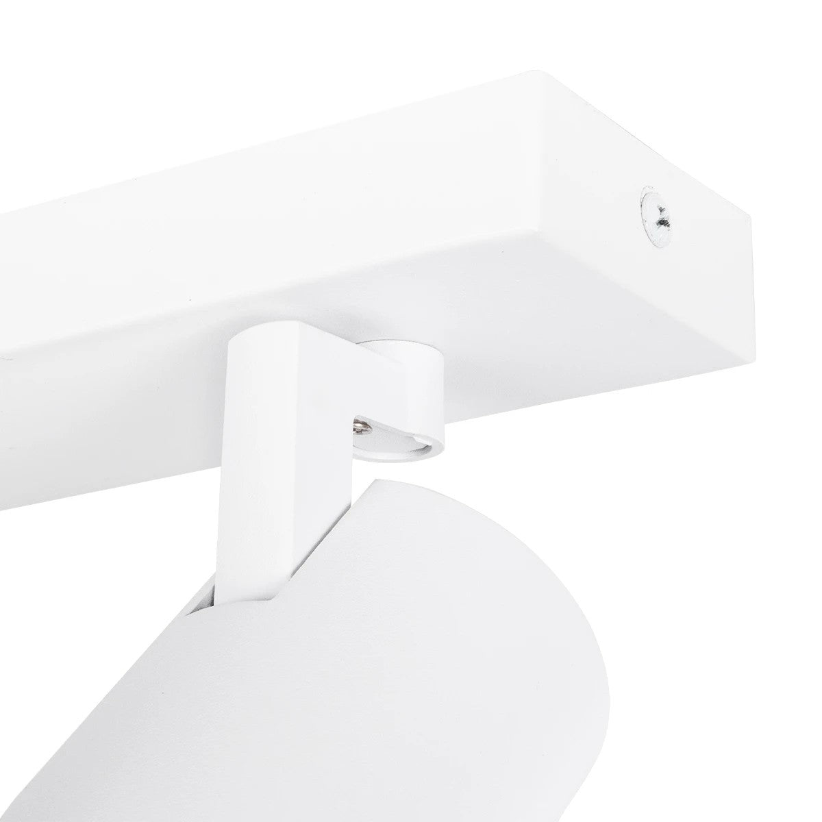 SPOTA KLV-101-0141 Κινούμενο Φωτιστικό Σποτ Οροφής για 4 Λάμπες MR16 με Ντουί GU10 AC 220-240V IP20 - Λευκό Ματ - Μ64 x Π6 x Υ14