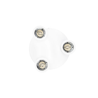 SPOTA KLV-101-0145 Κινούμενο Φωτιστικό Σποτ Οροφής για 3 Λάμπες MR16 με Ντουί GU10 AC 220-240V IP20 - Λευκό Ματ - Μ19 x Π19 x Υ14