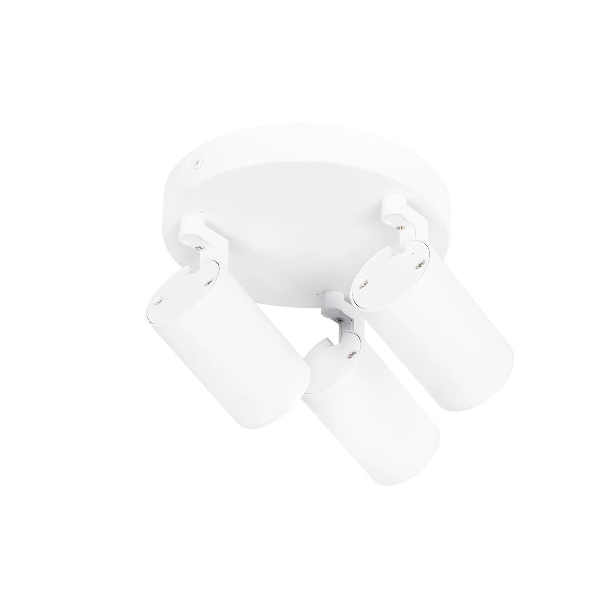 SPOTA KLV-101-0145 Κινούμενο Φωτιστικό Σποτ Οροφής για 3 Λάμπες MR16 με Ντουί GU10 AC 220-240V IP20 - Λευκό Ματ - Μ19 x Π19 x Υ14