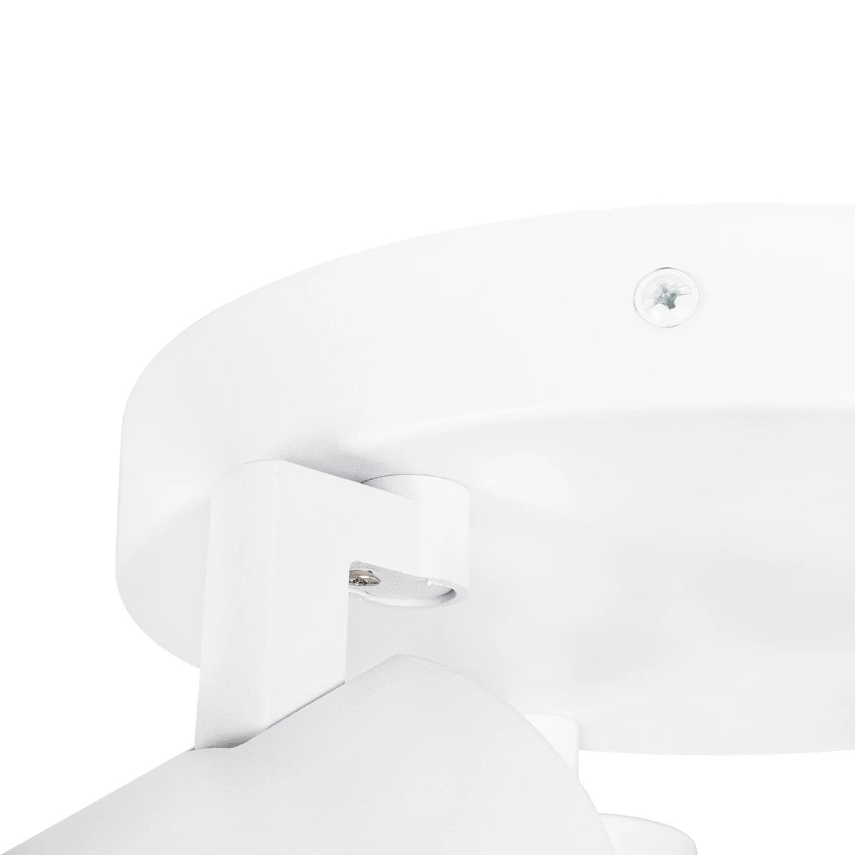 SPOTA KLV-101-0145 Κινούμενο Φωτιστικό Σποτ Οροφής για 3 Λάμπες MR16 με Ντουί GU10 AC 220-240V IP20 - Λευκό Ματ - Μ19 x Π19 x Υ14