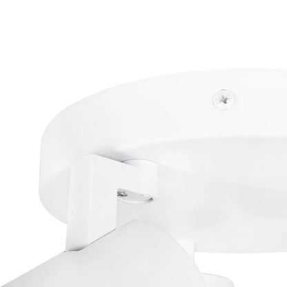 SPOTA KLV-101-0145 Κινούμενο Φωτιστικό Σποτ Οροφής για 3 Λάμπες MR16 με Ντουί GU10 AC 220-240V IP20 - Λευκό Ματ - Μ19 x Π19 x Υ14