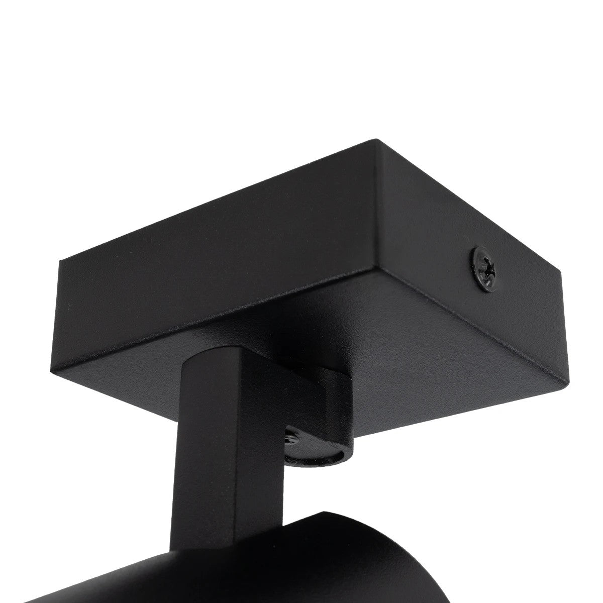 SPOTA KLV-101-0134 Κινούμενο Φωτιστικό Σποτ Οροφής για Λάμπα MR16 με Ντουί GU10 AC 220-240V IP20 - Μαύρο Ματ - Μ7 x Π6 x Υ14