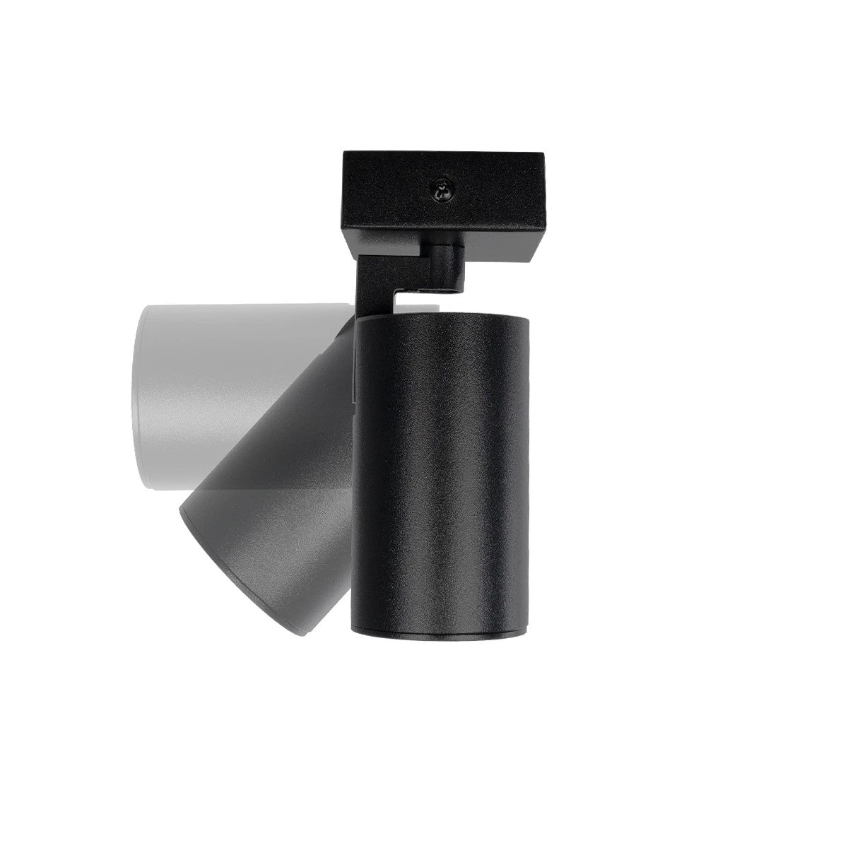 SPOTA KLV-101-0134 Κινούμενο Φωτιστικό Σποτ Οροφής για Λάμπα MR16 με Ντουί GU10 AC 220-240V IP20 - Μαύρο Ματ - Μ7 x Π6 x Υ14
