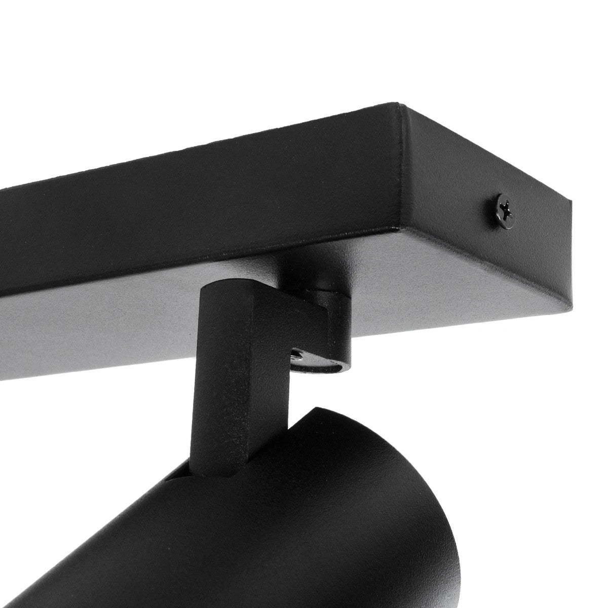 SPOTA KLV-101-0142 Κινούμενο Φωτιστικό Σποτ Οροφής για 5 Λάμπες MR16 με Ντουί GU10 AC 220-240V IP20 - Μαύρο Ματ - Μ79.5 x Π6.3 x Υ14