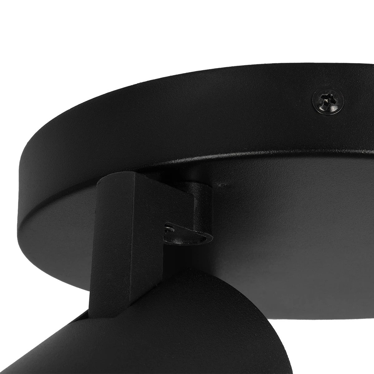 SPOTA KLV-101-0144 Κινούμενο Φωτιστικό Σποτ Οροφής για 3 Λάμπες MR16 με Ντουί GU10 AC 220-240V IP20 - Μαύρο Ματ - Μ19 x Π19 x Υ14