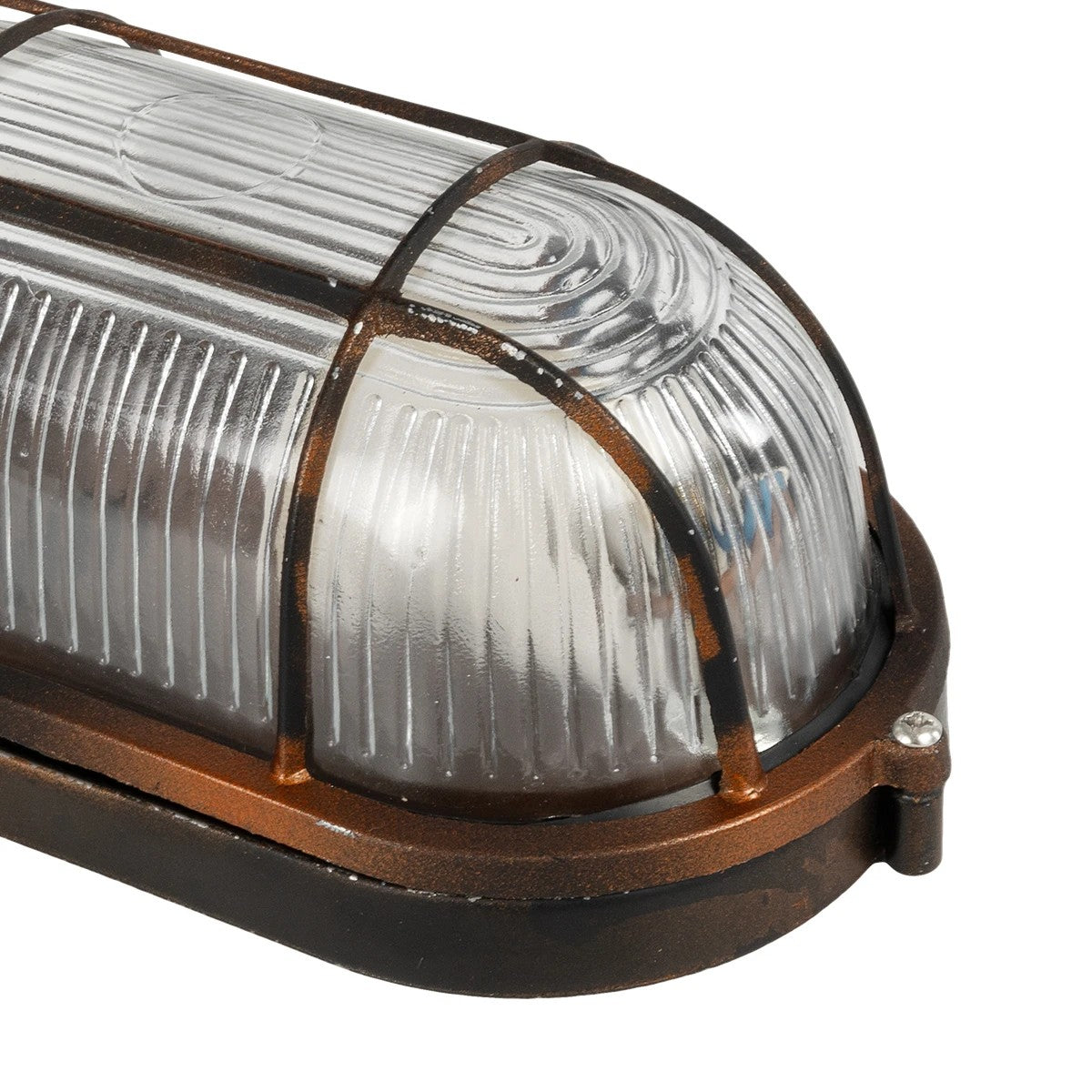 BOATLIGHT 61622 Vintage Φωτιστικό Καραβοχελώνα Τοίχου - Απλίκα με Ντουί 1 x E27 AC 220-240V Αδιάβροχο IP65 - Χάλκινο Παλαιωμένο Εφέ Σκουριάς Ματ - Μ21 x Π10.4 x Υ9