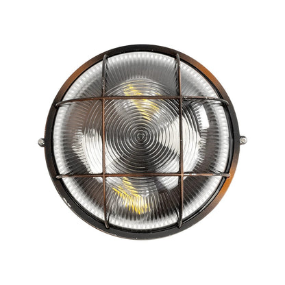 BOATLIGHT 61624 Vintage Φωτιστικό Καραβοχελώνα Τοίχου & Οροφής με Ντουί 2 x E27 AC 220-240V Αδιάβροχο IP65 - Χάλκινο Παλαιωμένο Εφέ Σκουριάς Ματ - Μ24 x Π24 x Υ11