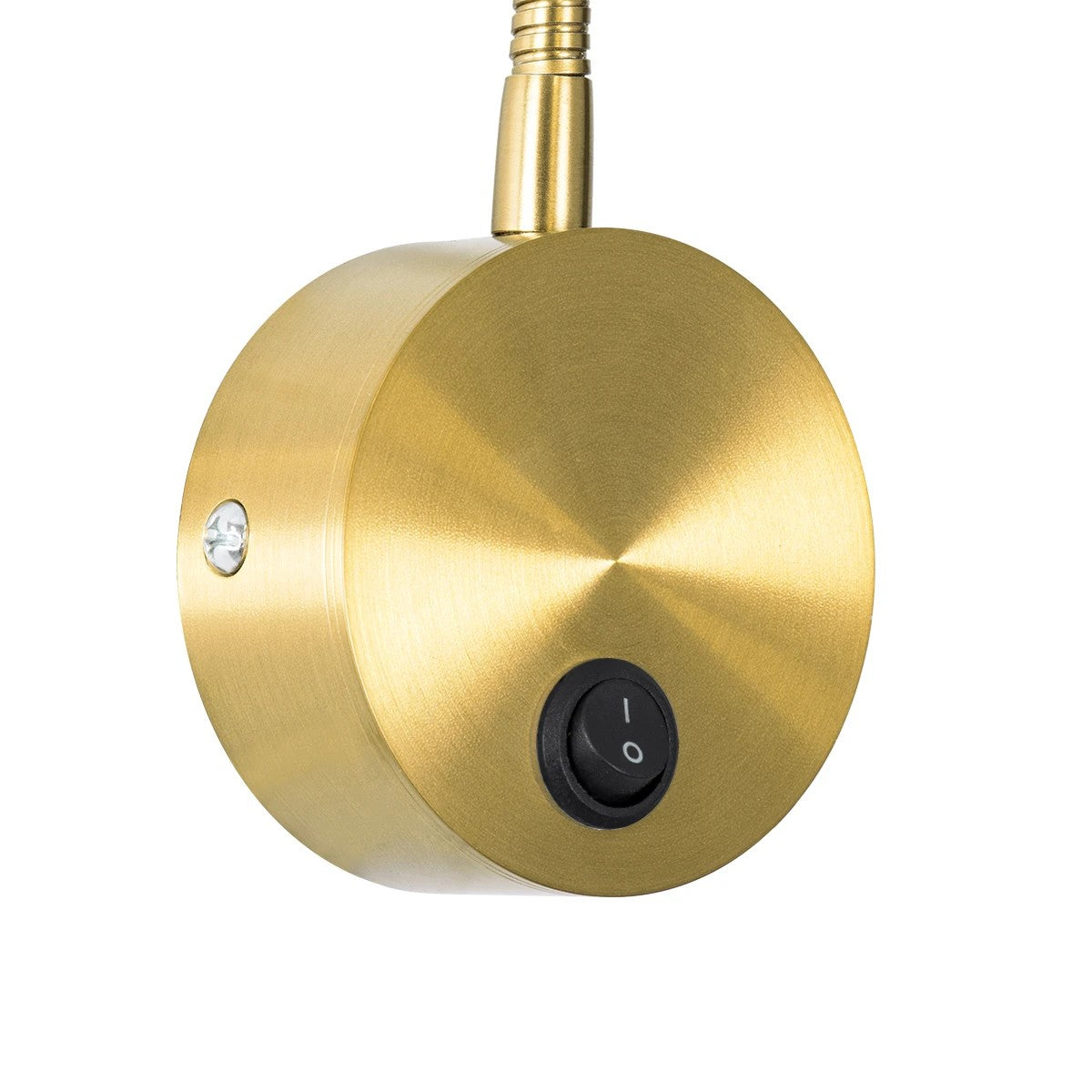 GOOSE 61692 Μοντέρνο Φωτιστικό Τοίχου - Απλίκα Ξενοδοχείου Reading Light LED 3W 300lm 36° AC 220-240V IP20 Θερμό Λευκό 2700K - CREE XPE Chip & TÜV SÜD Driver - Χρυσό Βούρτσας - Μ6.5 x Π15 xΥ24.5