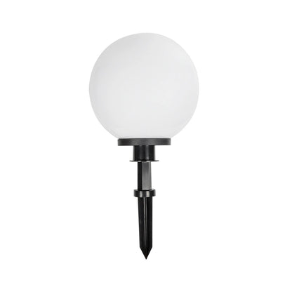 AGROS 61708 Φωτιστικό Κήπου / Καρφωτό με Ντουί 1 x E27 AC 220-240V Αδιάβροχο IP65 - Λευκό & Μάυρο - Μ30 x Π30 x Υ64cm