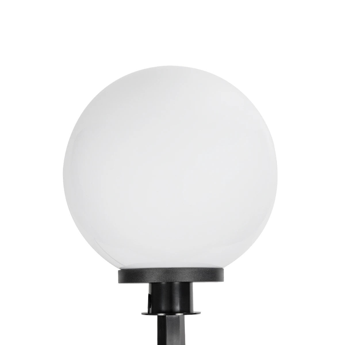 AGROS 61708 Φωτιστικό Κήπου / Καρφωτό με Ντουί 1 x E27 AC 220-240V Αδιάβροχο IP65 - Λευκό & Μάυρο - Μ30 x Π30 x Υ64cm