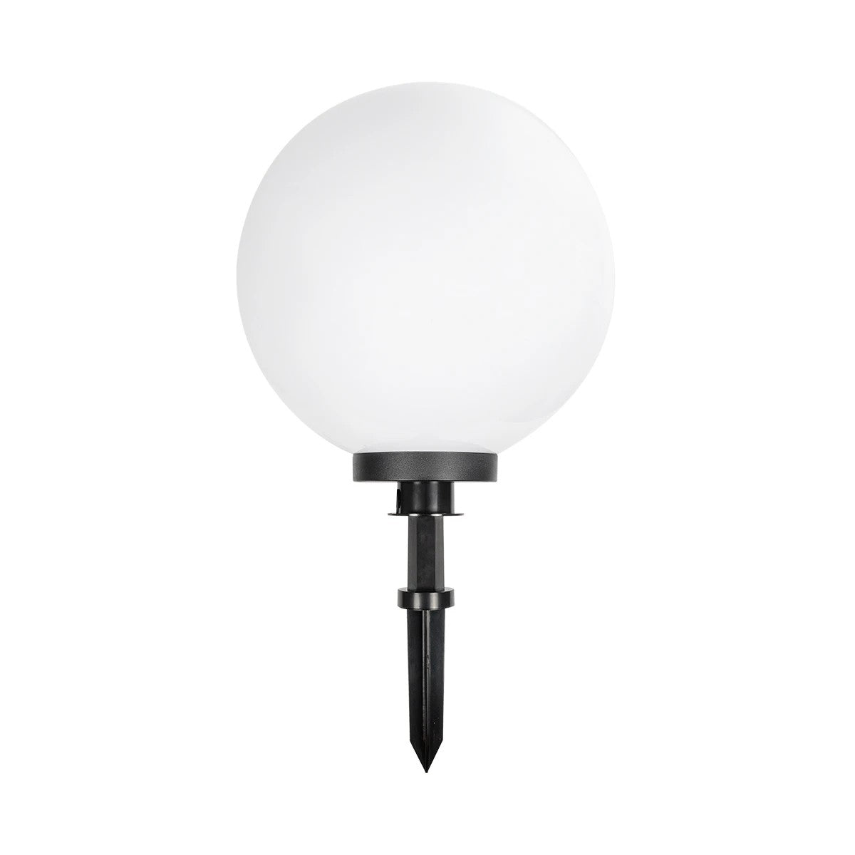 AGROS 61709 Φωτιστικό Κήπου / Καρφωτό με Ντουί 1 x E27 AC 220-240V Αδιάβροχο IP65 - Λευκό & Μάυρο - Μ40 x Π40 x Υ74cm