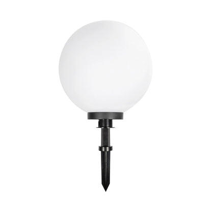 AGROS 61709 Φωτιστικό Κήπου / Καρφωτό με Ντουί 1 x E27 AC 220-240V Αδιάβροχο IP65 - Λευκό & Μάυρο - Μ40 x Π40 x Υ74cm