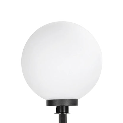 AGROS 61709 Φωτιστικό Κήπου / Καρφωτό με Ντουί 1 x E27 AC 220-240V Αδιάβροχο IP65 - Λευκό & Μάυρο - Μ40 x Π40 x Υ74cm