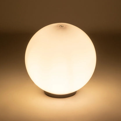 AGROS 61710 Φωτιστικό Κήπου με Ντουί 1 x E27 AC 220-240V Αδιάβροχο IP65 - Λευκό & Μάυρο - Μ30 x Π30 x Υ32cm