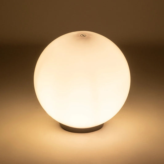 AGROS 61710 Φωτιστικό Κήπου με Ντουί 1 x E27 AC 220-240V Αδιάβροχο IP65 - Λευκό & Μάυρο - Μ30 x Π30 x Υ32cm