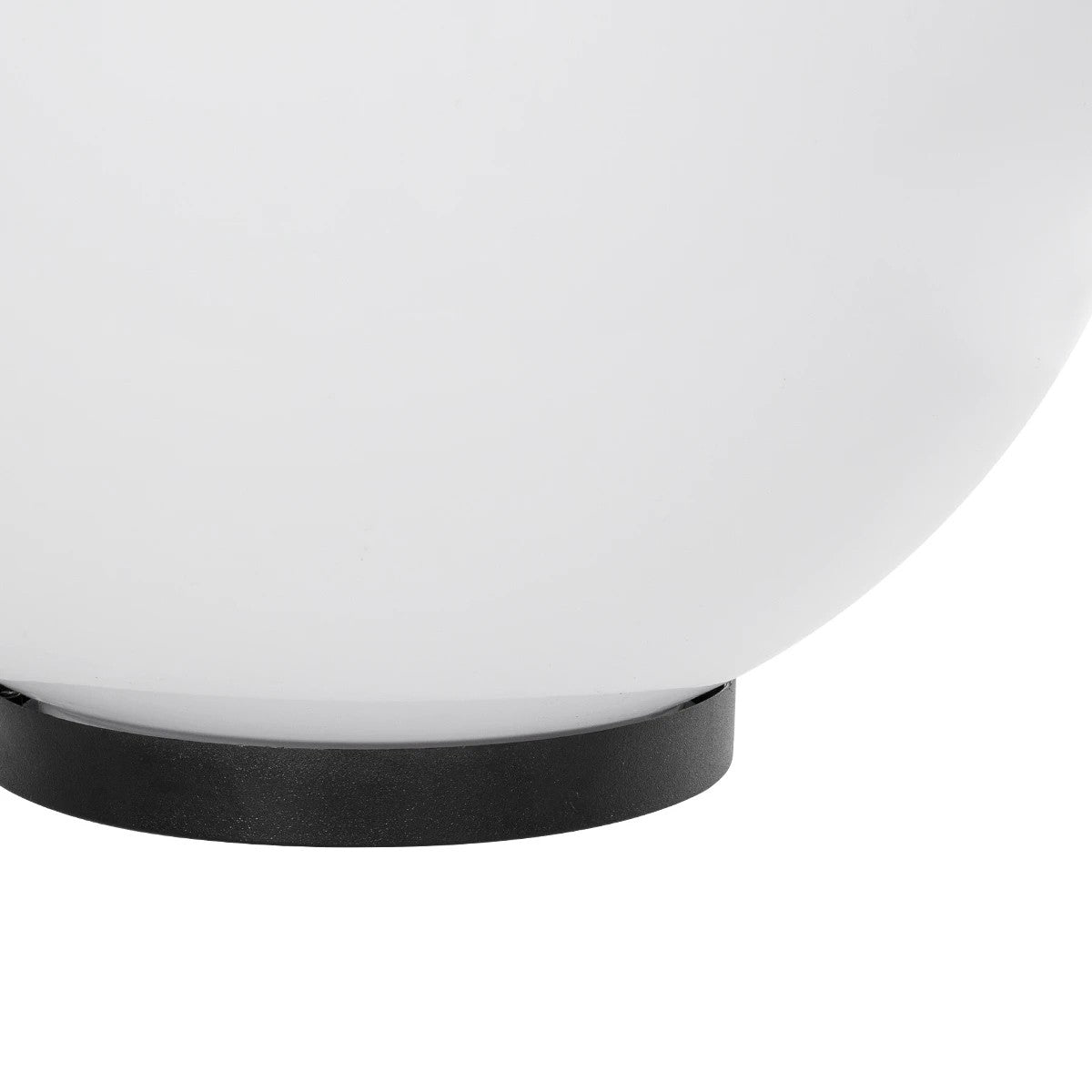 AGROS 61710 Φωτιστικό Κήπου με Ντουί 1 x E27 AC 220-240V Αδιάβροχο IP65 - Λευκό & Μάυρο - Μ30 x Π30 x Υ32cm