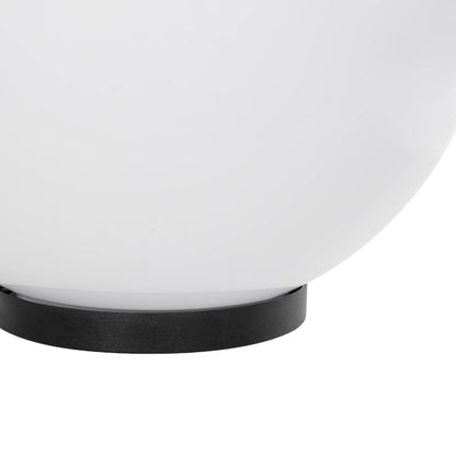 AGROS 61710 Φωτιστικό Κήπου με Ντουί 1 x E27 AC 220-240V Αδιάβροχο IP65 - Λευκό & Μάυρο - Μ30 x Π30 x Υ32cm