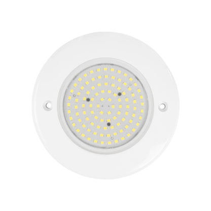 POOLARTY 61714 Υποβρύχιο Φωτιστικό για Σιντριβάνια/Πισίνες LED 8W 680lm 120° DC 12V Αδιάβροχο IP68 Ψυχρό Λευκό 6000K Dimmable - Bridgelux SMD Chip - 1m VDE Rubber Καλώδιο - Μ13 x Π13 x Υ2