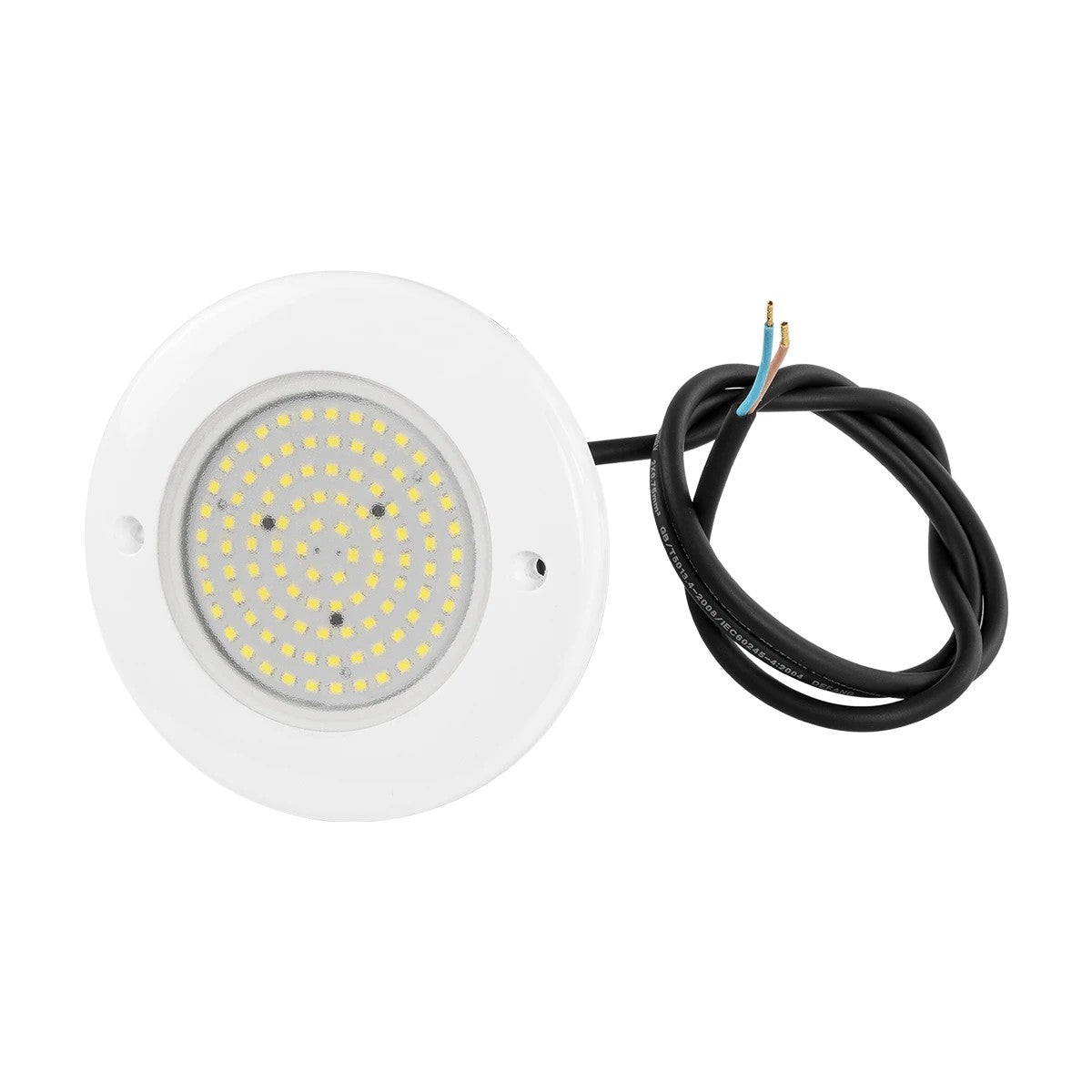 POOLARTY 61714 Υποβρύχιο Φωτιστικό για Σιντριβάνια/Πισίνες LED 8W 680lm 120° DC 12V Αδιάβροχο IP68 Ψυχρό Λευκό 6000K Dimmable - Bridgelux SMD Chip - 1m VDE Rubber Καλώδιο - Μ13 x Π13 x Υ2