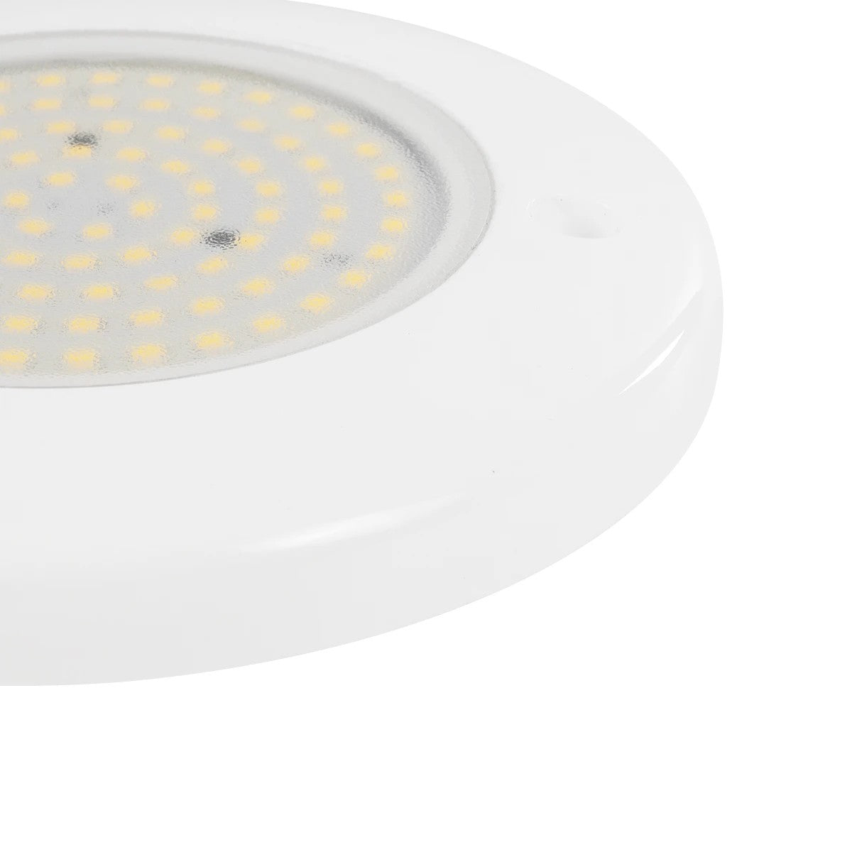 POOLARTY 61715 Υποβρύχιο Φωτιστικό για Σιντριβάνια/Πισίνες LED 8W 640lm 120° DC 12V Αδιάβροχο IP68 Φυσικό Λευκό 4500K Dimmable - Bridgelux SMD Chip - 1m VDE Rubber Καλώδιο - Μ13 x Π13 x Υ2