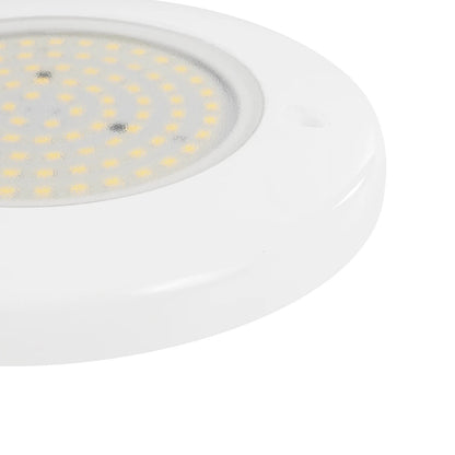 POOLARTY 61715 Υποβρύχιο Φωτιστικό για Σιντριβάνια/Πισίνες LED 8W 640lm 120° DC 12V Αδιάβροχο IP68 Φυσικό Λευκό 4500K Dimmable - Bridgelux SMD Chip - 1m VDE Rubber Καλώδιο - Μ13 x Π13 x Υ2