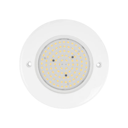 POOLARTY 61716 Υποβρύχιο Φωτιστικό για Σιντριβάνια/Πισίνες LED 8W 600lm 120° DC 12V Αδιάβροχο IP68 Θερμό Λευκό 2700K Dimmable - Bridgelux SMD Chip - 1m VDE Rubber Καλώδιο - Μ13 x Π13 x Υ2