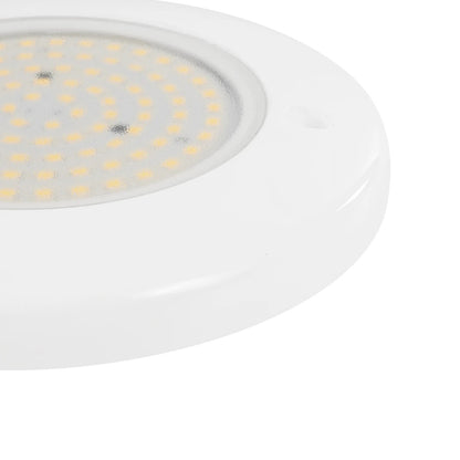 POOLARTY 61716 Υποβρύχιο Φωτιστικό για Σιντριβάνια/Πισίνες LED 8W 600lm 120° DC 12V Αδιάβροχο IP68 Θερμό Λευκό 2700K Dimmable - Bridgelux SMD Chip - 1m VDE Rubber Καλώδιο - Μ13 x Π13 x Υ2