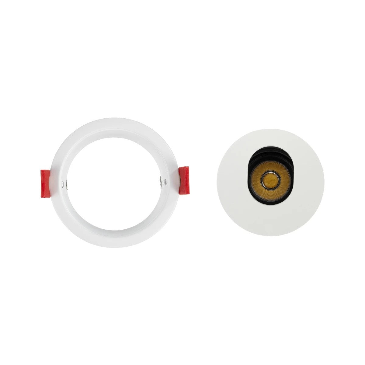 ASYMMETRICAL KLV-101-0133 Χωνευτό Φωτιστικό Downlight Σποτ LED 7W 875lm 15°x30° AC 220-240V IP20 Φυσικό Λευκό 4500K - Bridgelux COB Chip & TÜV SÜD Driver - Λευκό Ματ - Μ8.3 x Π8.3 x Υ8.2 / Q7.3