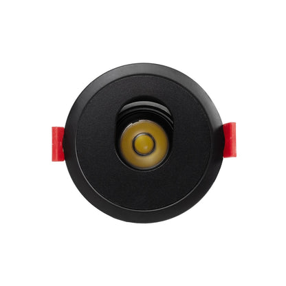 ASYMMETRICAL KLV-101-0132 Χωνευτό Φωτιστικό Downlight Σποτ LED 7W 875lm 15°x30° AC 220-240V IP20 Φυσικό Λευκό 4500K - Bridgelux COB Chip & TÜV SÜD Driver - Μαύρο Ματ - Μ8.3 x Π8.3 x Υ8.2 / Q7.3