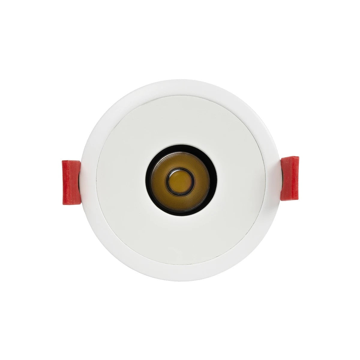 PINADO KLV-101-0129 Χωνευτό Φωτιστικό Downlight Σποτ LED 7W 875lm 15° AC 220-240V IP20 Φυσικό Λευκό 4500K - Bridgelux COB Chip & TÜV SÜD Driver - Λευκό Ματ - Μ8.3 x Π8.3 x Υ8.2 / Q7.3