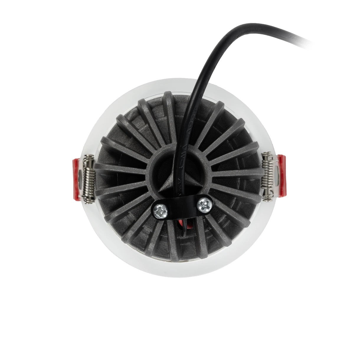 PINADO KLV-101-0129 Χωνευτό Φωτιστικό Downlight Σποτ LED 7W 875lm 15° AC 220-240V IP20 Φυσικό Λευκό 4500K - Bridgelux COB Chip & TÜV SÜD Driver - Λευκό Ματ - Μ8.3 x Π8.3 x Υ8.2 / Q7.3