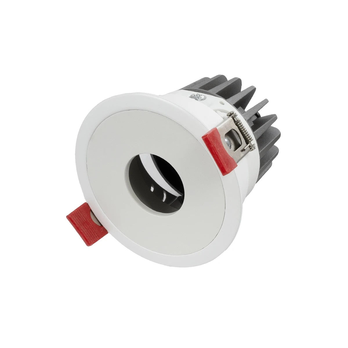 PINADO KLV-101-0127 Χωνευτό Φωτιστικό Downlight Σποτ LED 7W 840lm 15° AC 220-240V IP20 Θερμό Λευκό 2700K - Bridgelux COB Chip & TÜV SÜD Driver - Λευκό Ματ - Μ8.3 x Π8.3 x Υ8.2 / Q7.3