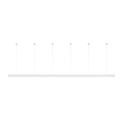 ALP-LINEAR LUMILINE 61763-3M Επιφανειακό / Κρεμαστό Προφίλ Αλουμινίου με Λευκό Γαλακτερό Πατητό Κάλυμμα για Ταινίες LED IP20 - Λευκό Ματ - Μ300 x Π3.5 x Υ7cm