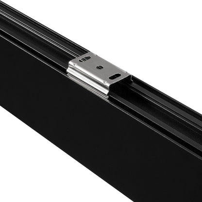 ALP-LINEAR LUMILINE 61764-3M Επιφανειακό / Κρεμαστό Προφίλ Αλουμινίου με Λευκό Γαλακτερό Πατητό Κάλυμμα για Ταινίες LED IP20 - Μαύρο Ματ - Μ300 x Π3.5 x Υ7cm