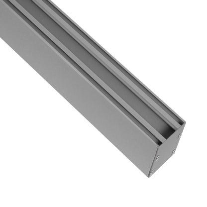 ALP-LINEAR LUMILINE 61765-3M Επιφανειακό / Κρεμαστό Προφίλ Αλουμινίου με Λευκό Γαλακτερό Πατητό Κάλυμμα για Ταινίες LED IP20 - Γκρι Ανθρακί Ματ - Μ300 x Π3.5 x Υ7cm