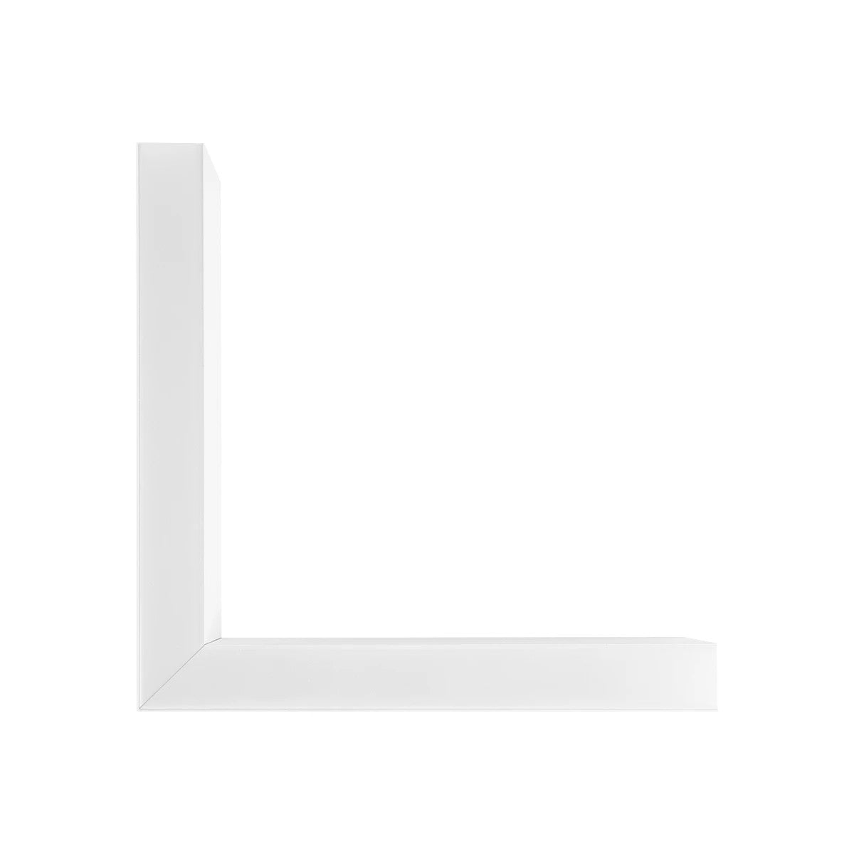 ALP-CORNER-SIDE90 LUMILINE 61766 Επιφανειακό / Κρεμαστό Προφίλ Αλουμινίου Γωνία με Λευκό Γαλακτερό Πατητό Κάλυμμα για Ταινίες LED IP20 - Λευκό Ματ - Μ30 x Π3.5 x Υ7cm