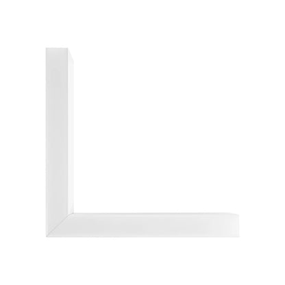 ALP-CORNER-SIDE90 LUMILINE 61766 Επιφανειακό / Κρεμαστό Προφίλ Αλουμινίου Γωνία με Λευκό Γαλακτερό Πατητό Κάλυμμα για Ταινίες LED IP20 - Λευκό Ματ - Μ30 x Π3.5 x Υ7cm