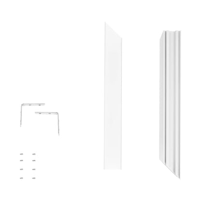 ALP-CORNER-SIDE90 LUMILINE 61766 Επιφανειακό / Κρεμαστό Προφίλ Αλουμινίου Γωνία με Λευκό Γαλακτερό Πατητό Κάλυμμα για Ταινίες LED IP20 - Λευκό Ματ - Μ30 x Π3.5 x Υ7cm