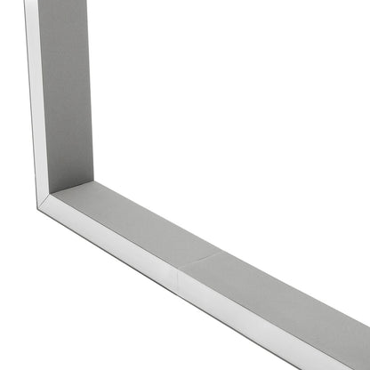 ALP-CORNER-SIDE90 LUMILINE 61768 Επιφανειακό / Κρεμαστό Προφίλ Αλουμινίου Γωνία με Λευκό Γαλακτερό Πατητό Κάλυμμα για Ταινίες LED IP20 - Γκρι Ανθρακί Ματ - Μ30 x Π3.5 x Υ7cm