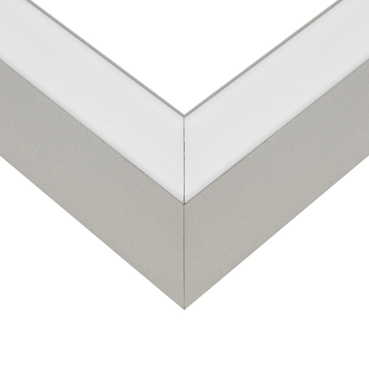 ALP-CORNER-SIDE90 LUMILINE 61768 Επιφανειακό / Κρεμαστό Προφίλ Αλουμινίου Γωνία με Λευκό Γαλακτερό Πατητό Κάλυμμα για Ταινίες LED IP20 - Γκρι Ανθρακί Ματ - Μ30 x Π3.5 x Υ7cm