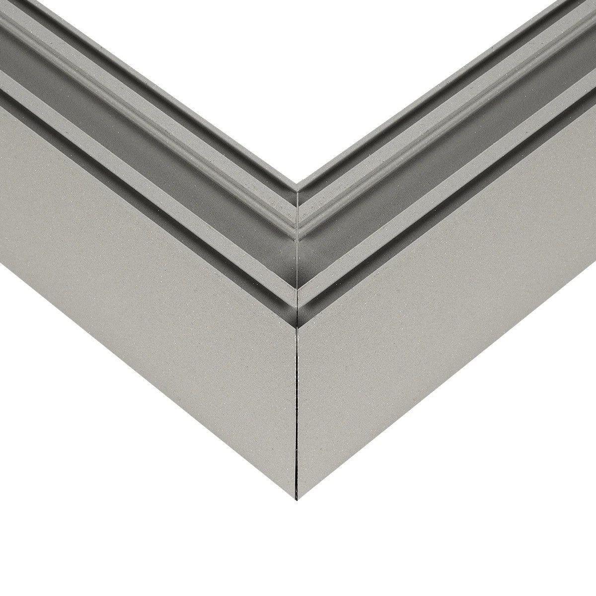 ALP-CORNER-SIDE90 LUMILINE 61768 Επιφανειακό / Κρεμαστό Προφίλ Αλουμινίου Γωνία με Λευκό Γαλακτερό Πατητό Κάλυμμα για Ταινίες LED IP20 - Γκρι Ανθρακί Ματ - Μ30 x Π3.5 x Υ7cm