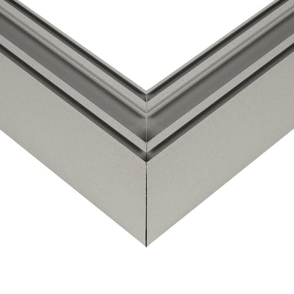 ALP-CORNER-SIDE90 LUMILINE 61768 Επιφανειακό / Κρεμαστό Προφίλ Αλουμινίου Γωνία με Λευκό Γαλακτερό Πατητό Κάλυμμα για Ταινίες LED IP20 - Γκρι Ανθρακί Ματ - Μ30 x Π3.5 x Υ7cm