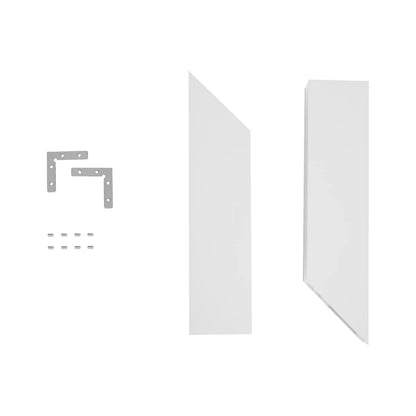 ALP-CORNER-IN90 LUMILINE 61769 Επιφανειακό / Κρεμαστό Προφίλ Αλουμινίου Γωνία με Λευκό Γαλακτερό Πατητό Κάλυμμα για Ταινίες LED IP20 - Λευκό Ματ - Μ30 x Π3.5 x Υ7cm